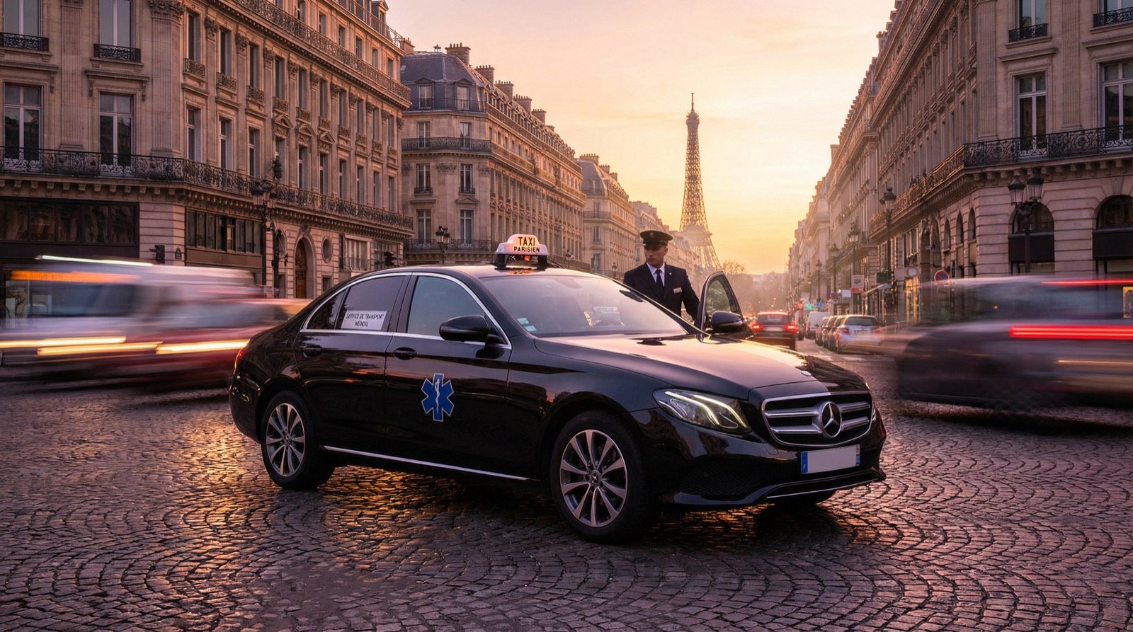 Taxi conventionné Hôpital Pitié-Salpêtrière vers Nogent-sur-Oise